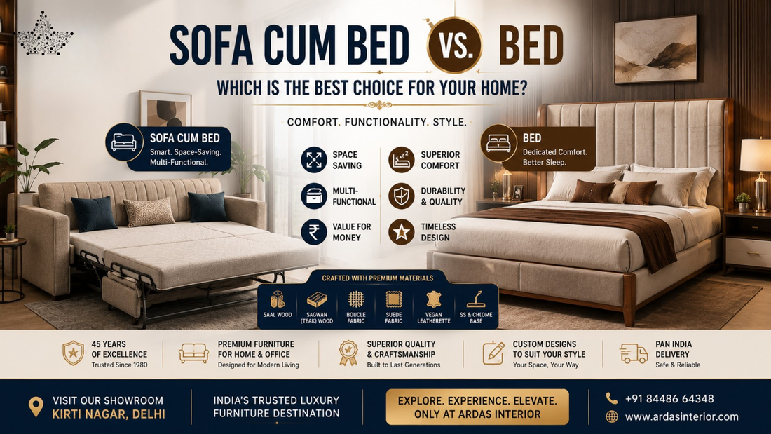 Sofa Cum Bed vs. Bed: Which Is the Best Choice for Your Home?