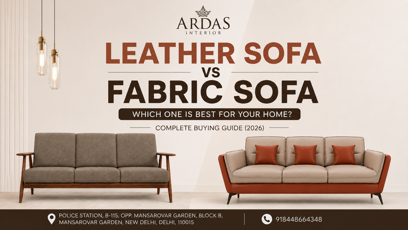 Leather Sofa vs Fabric Sofa