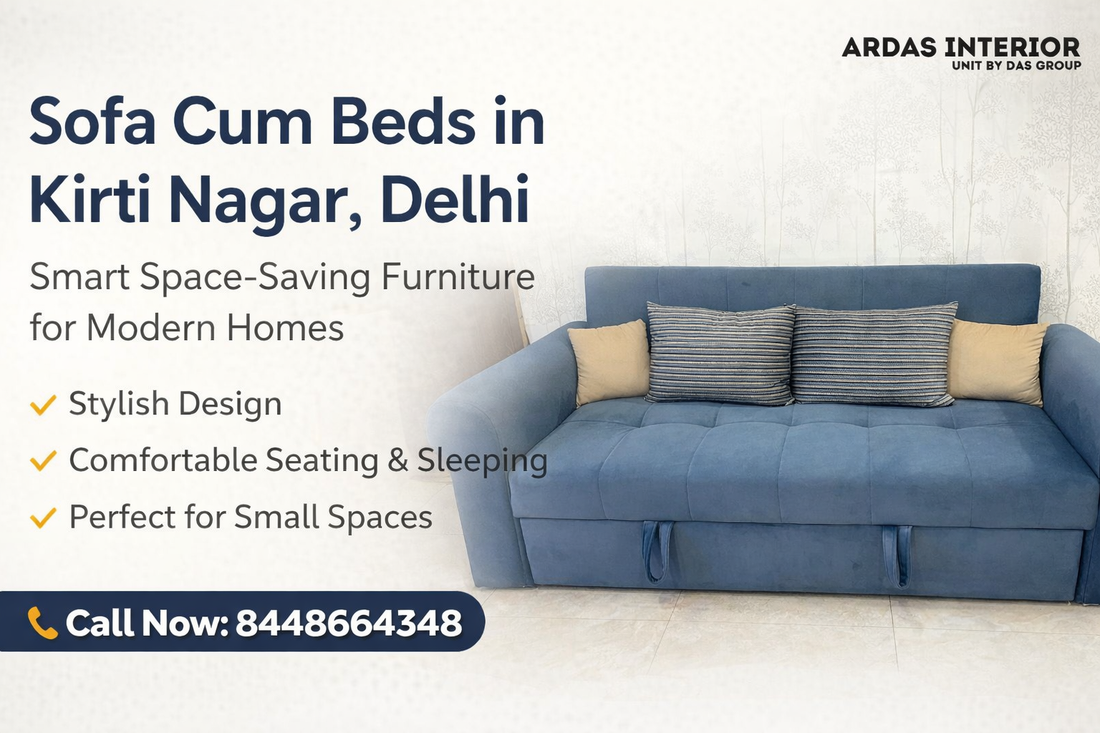 Sofa cum beds in Kirti Nagar Delhi - smart space-saving furniture at Ardas Interior