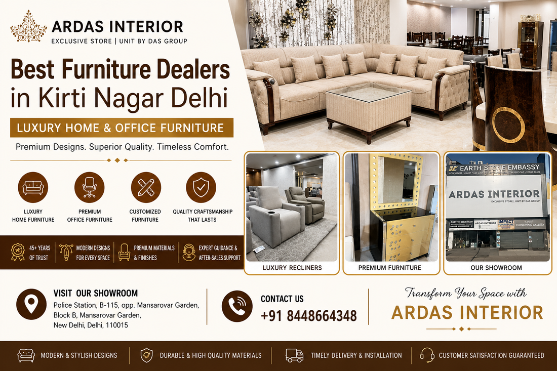 Best Furniture Dealers in Kirti Nagar Delhi India