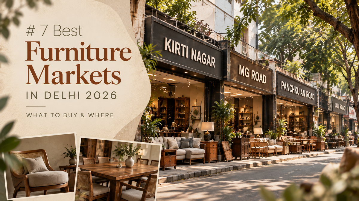 7 Best Furniture Markets in Delhi 2026: What to Buy & Where