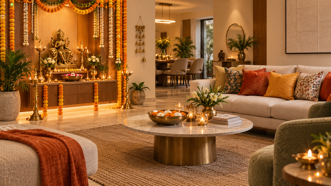Navratri Decoration Ideas for Home 2026: 15 Easy Ideas for Mandir, Living Room & Entrance