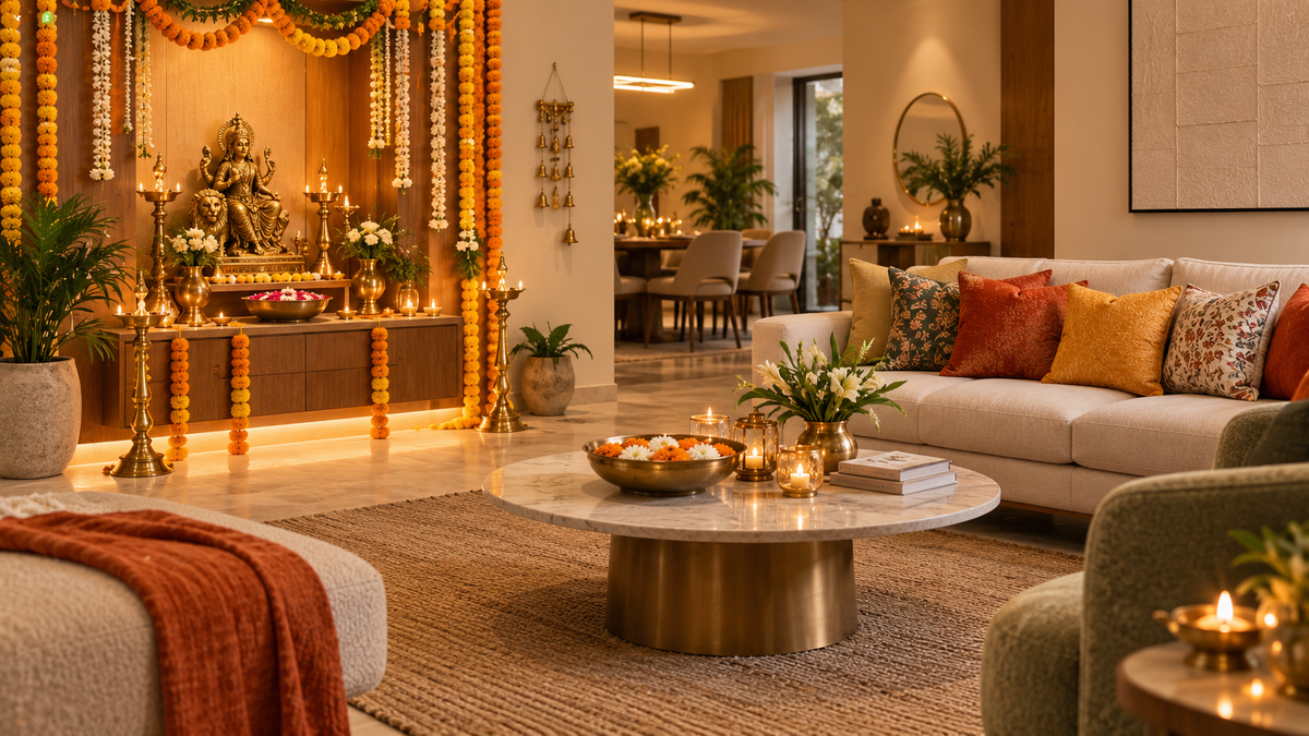 Navratri Decoration Ideas for Home 2026: 15 Easy Ideas for Mandir, Living Room & Entrance