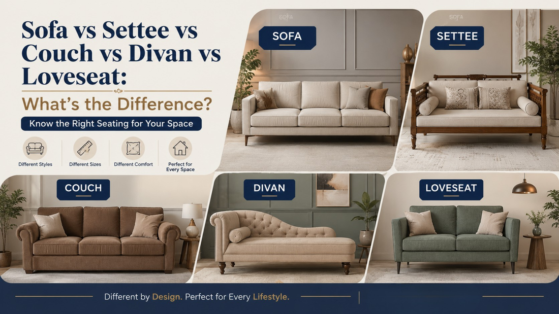Sofa vs Settee vs Couch vs Divan vs Loveseat: What’s the Difference?