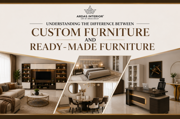 Understanding the Difference Between Custom Furniture and Ready-Made Furniture