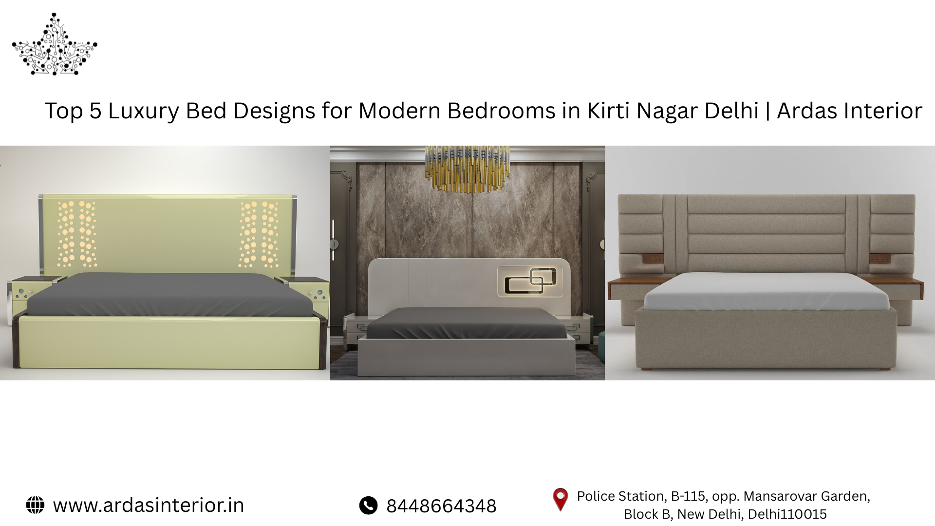 Top 5 Luxury Bed Designs in Delhi | Ardas Interior