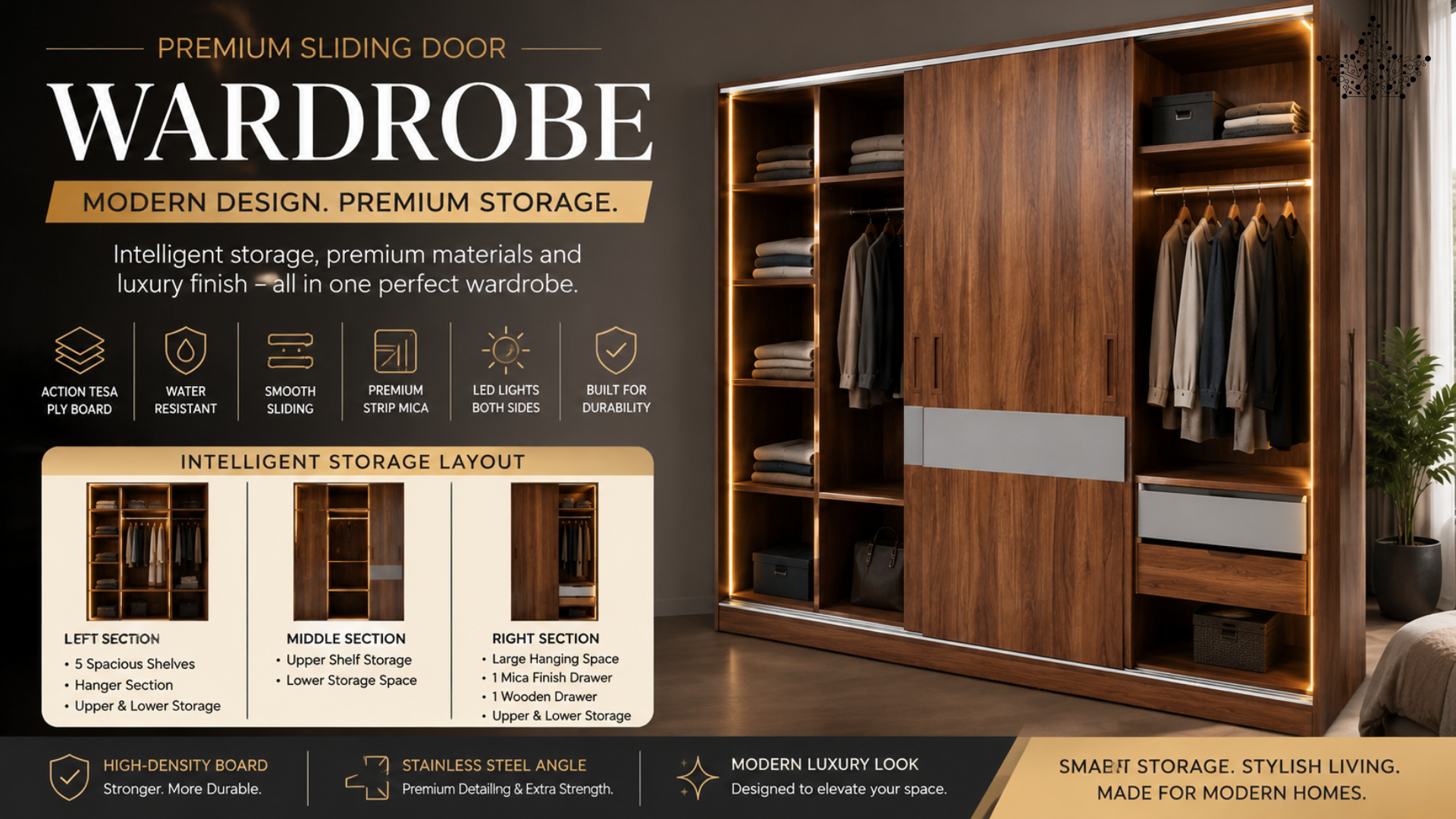 Advantages and Disadvantages of Sliding Wardrobe door
