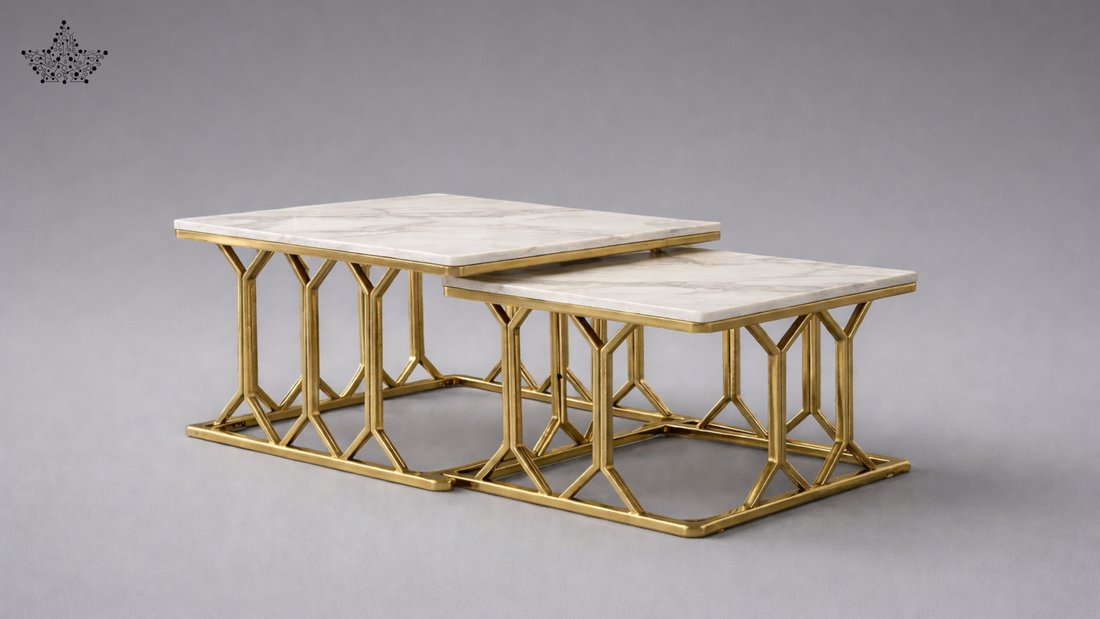 How to Style a Small Living Room with Italian Nested Center Tables