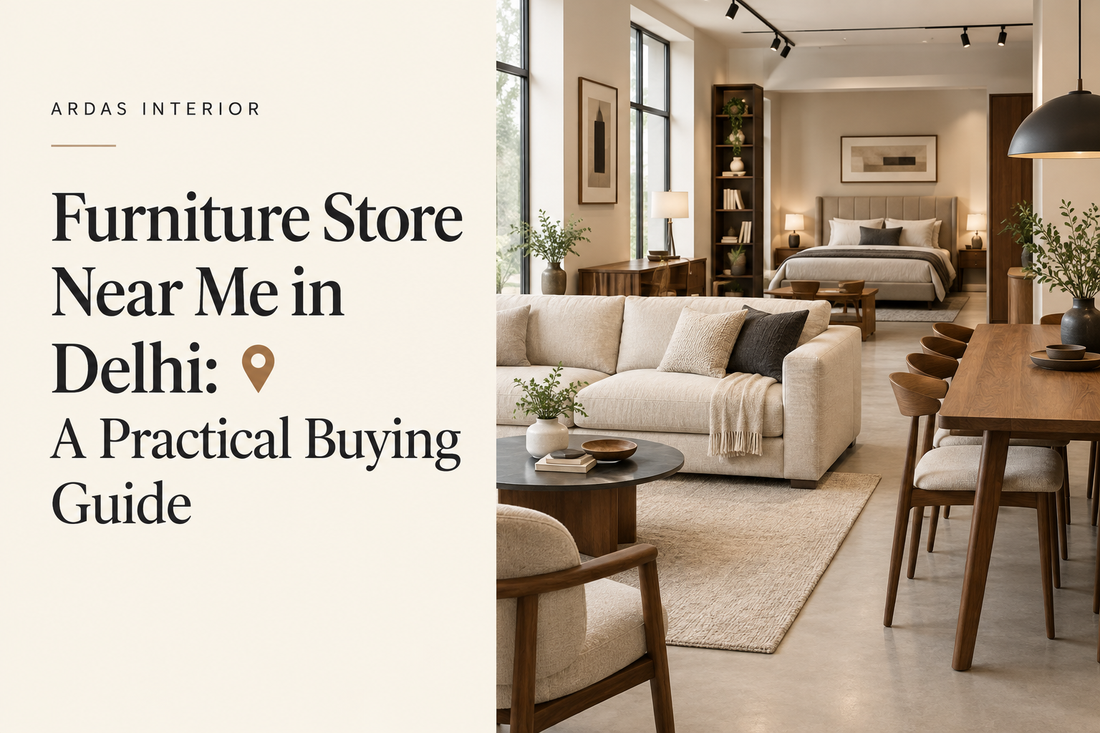 Furniture Store Near Me in Delhi: A Practical Buying Guide