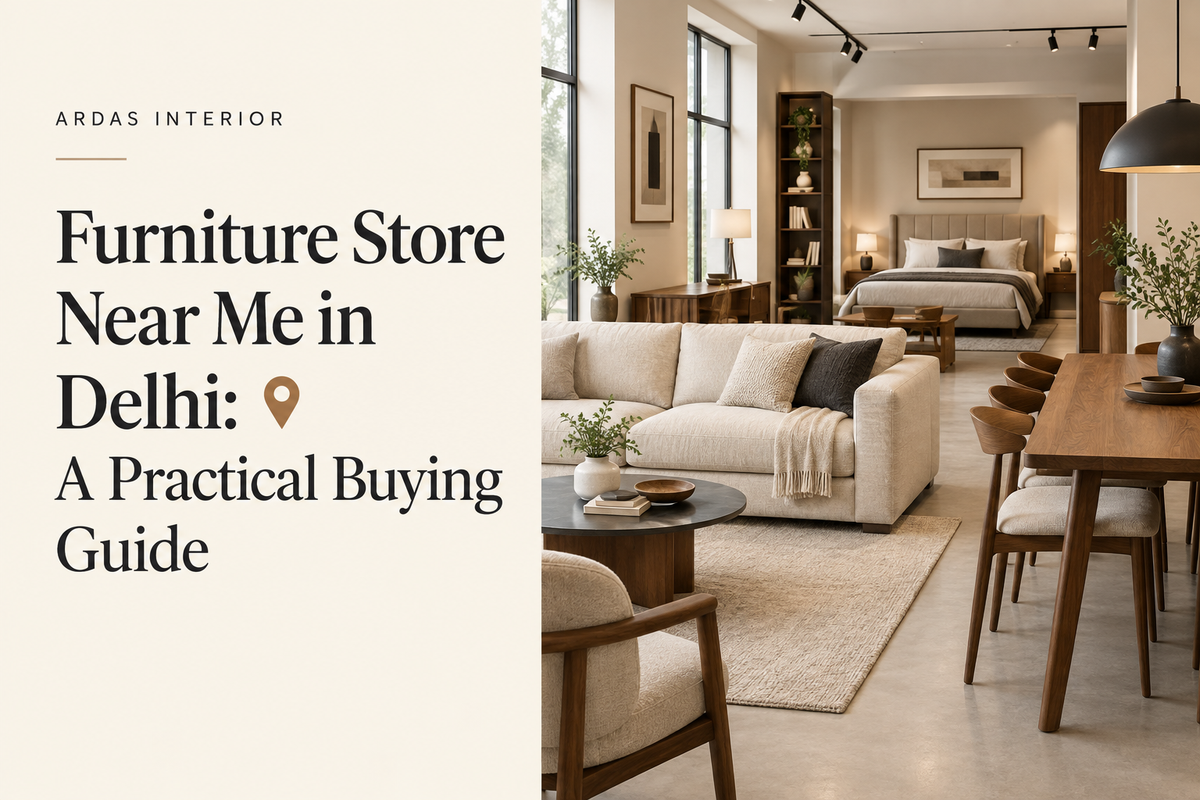 Furniture Store Near Me in Delhi: A Practical Buying Guide