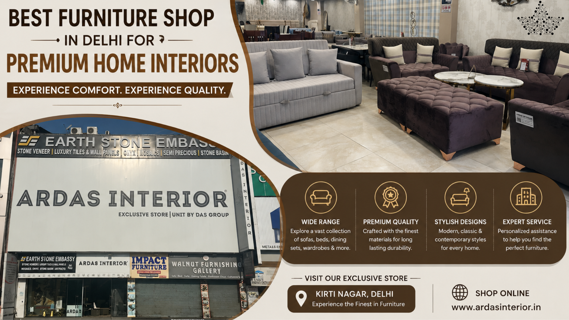 best furniture shop in Delhi