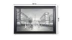 Paris Street Scene | Hand-Painted Wooden Frame
