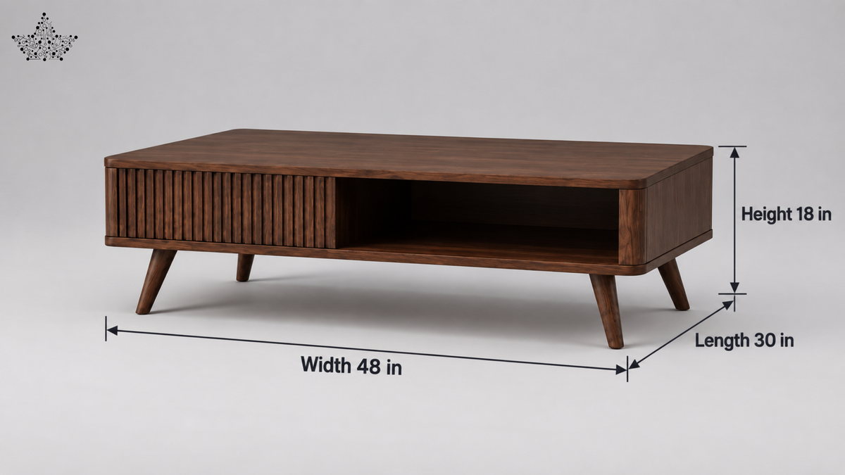 Fluted Centre Table