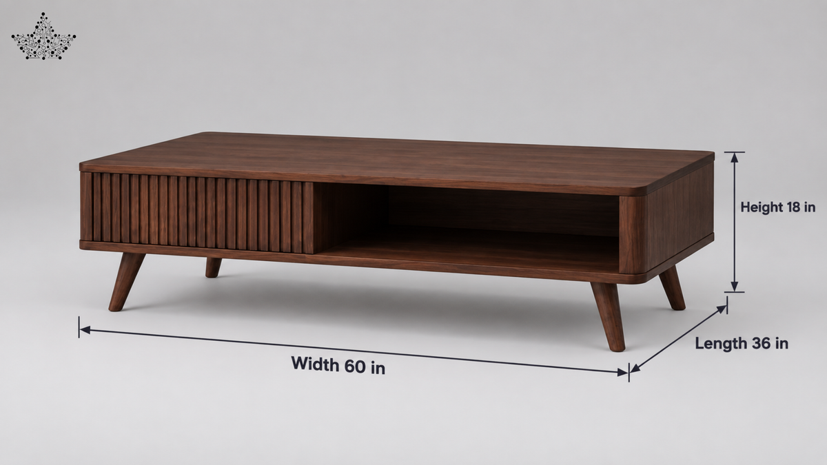 Fluted Centre Table