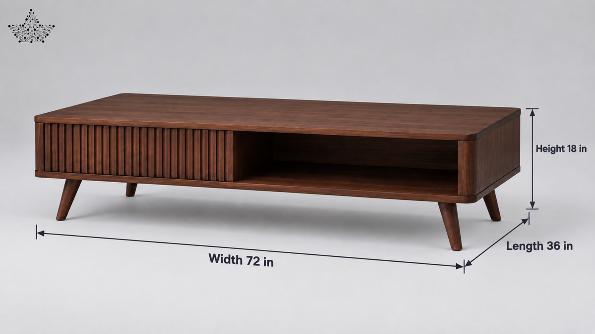 Fluted Centre Table