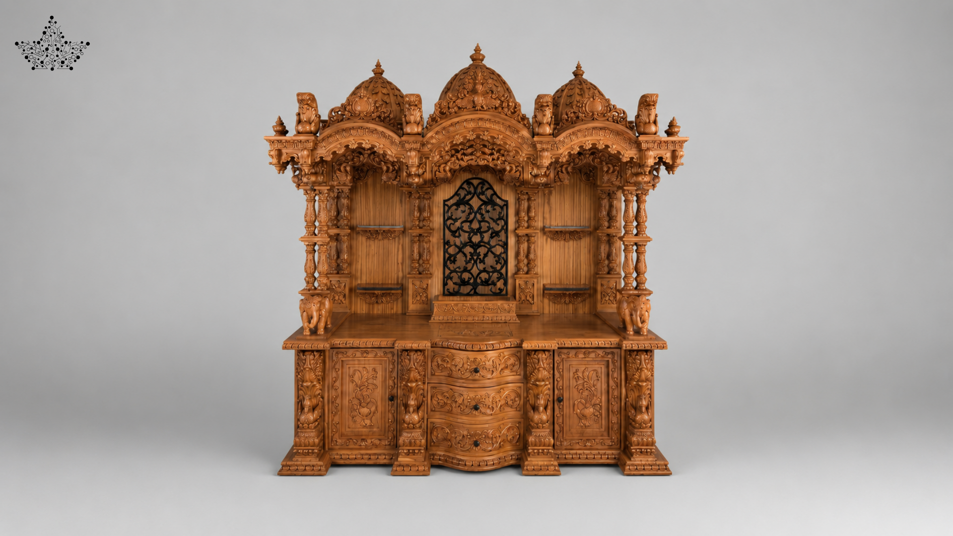 Royal Carved Pooja Mandir