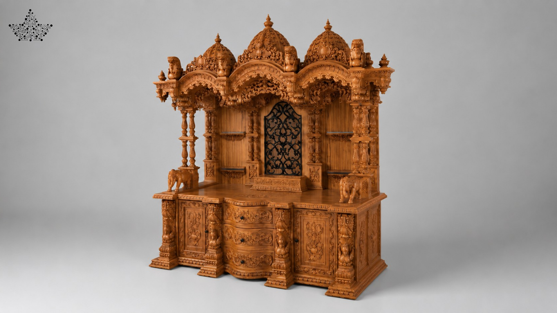 Royal Carved Pooja Mandir