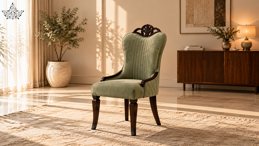 Emerald Court 6-Seater Marble Dining Set