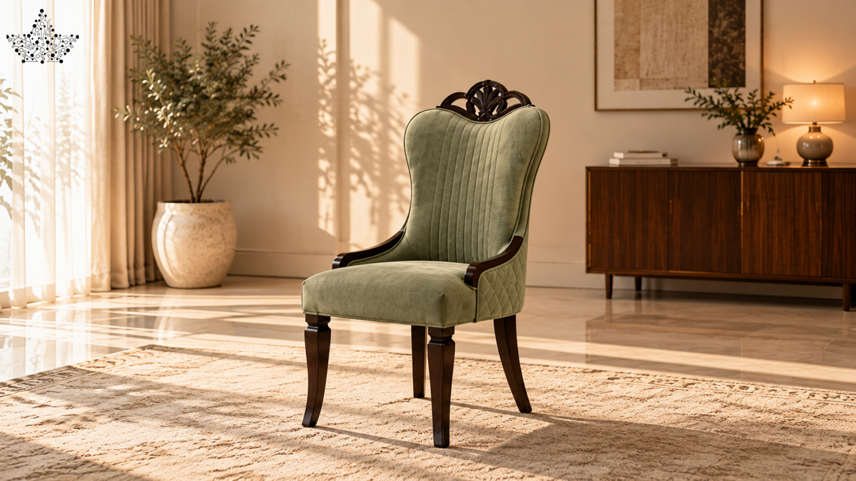 Emerald Court 6-Seater Marble Dining Set