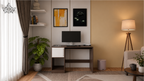 Prism Multipurpose Study Table | Moldau Accacia Finish