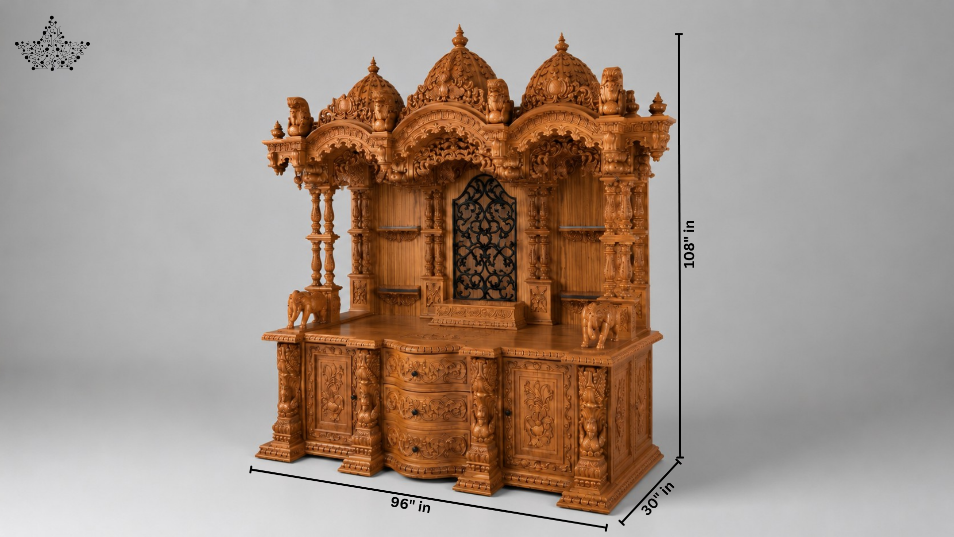 Royal Carved Pooja Mandir