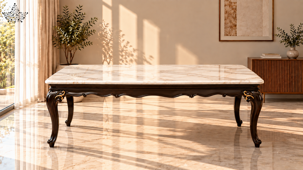 Regalia 6-Seater Marble Dining Set
