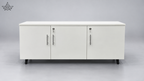 Linear White Storage Unit