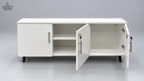 Linear White Storage Unit