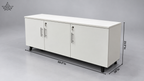 Linear White Storage Unit