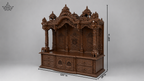 Imperial Carved Wooden Mandir