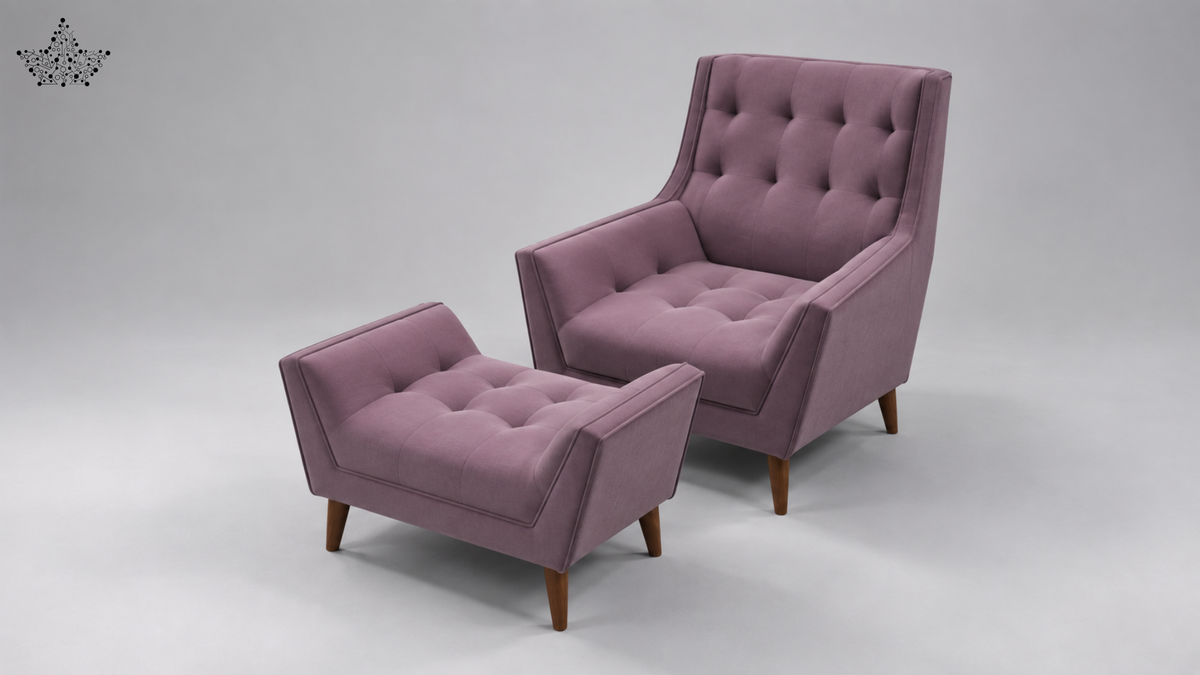 Ardas Blush Haven Lounge Chair Set