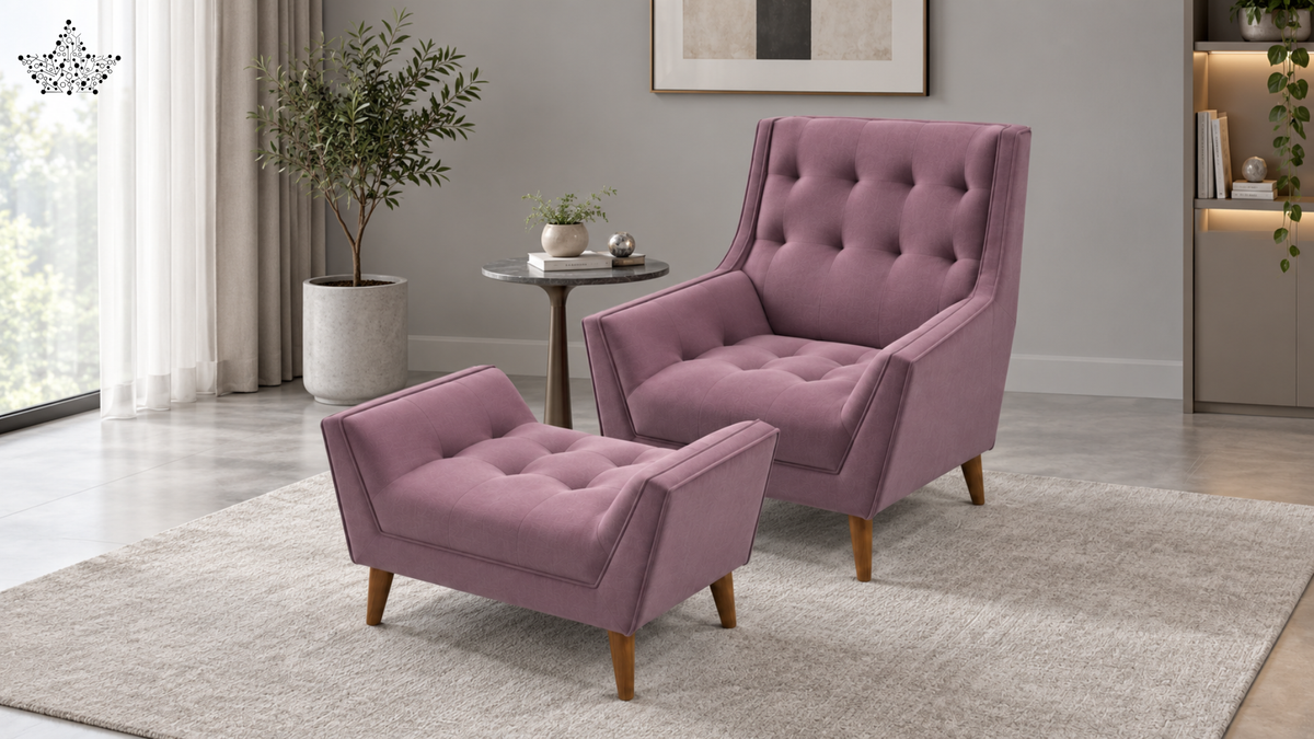 Ardas Blush Haven Lounge Chair Set