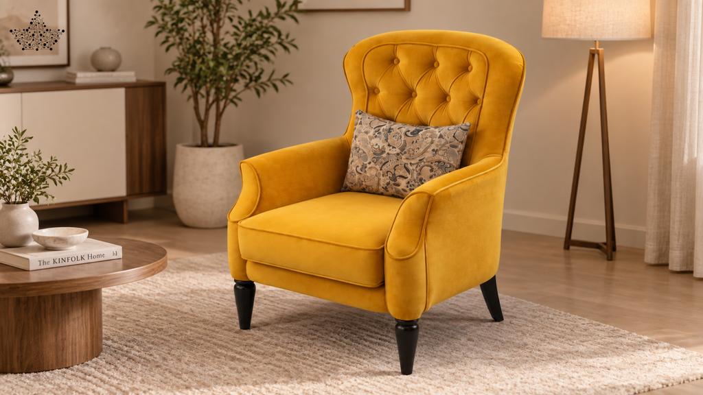 Ardas Honey Velvet Chair