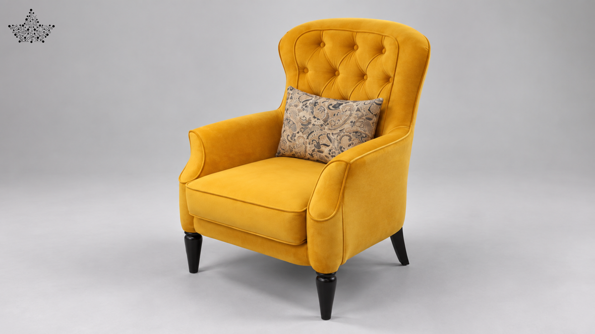 Ardas Honey Velvet Chair