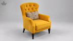 Ardas Honey Velvet Chair
