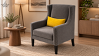 Ardas Crown Grey Accent Chair