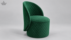 Ardas Emerald Curve Accent Chair