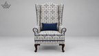 Royal Crest Wingback Chair