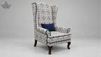 Royal Crest Wingback Chair
