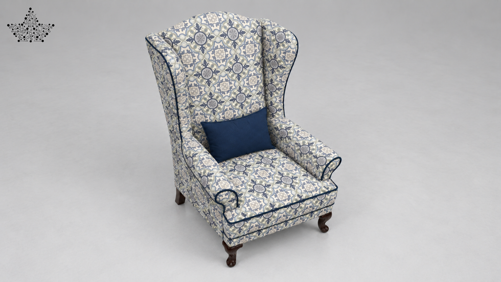 Royal Crest Wingback Chair