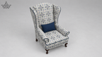 Royal Crest Wingback Chair