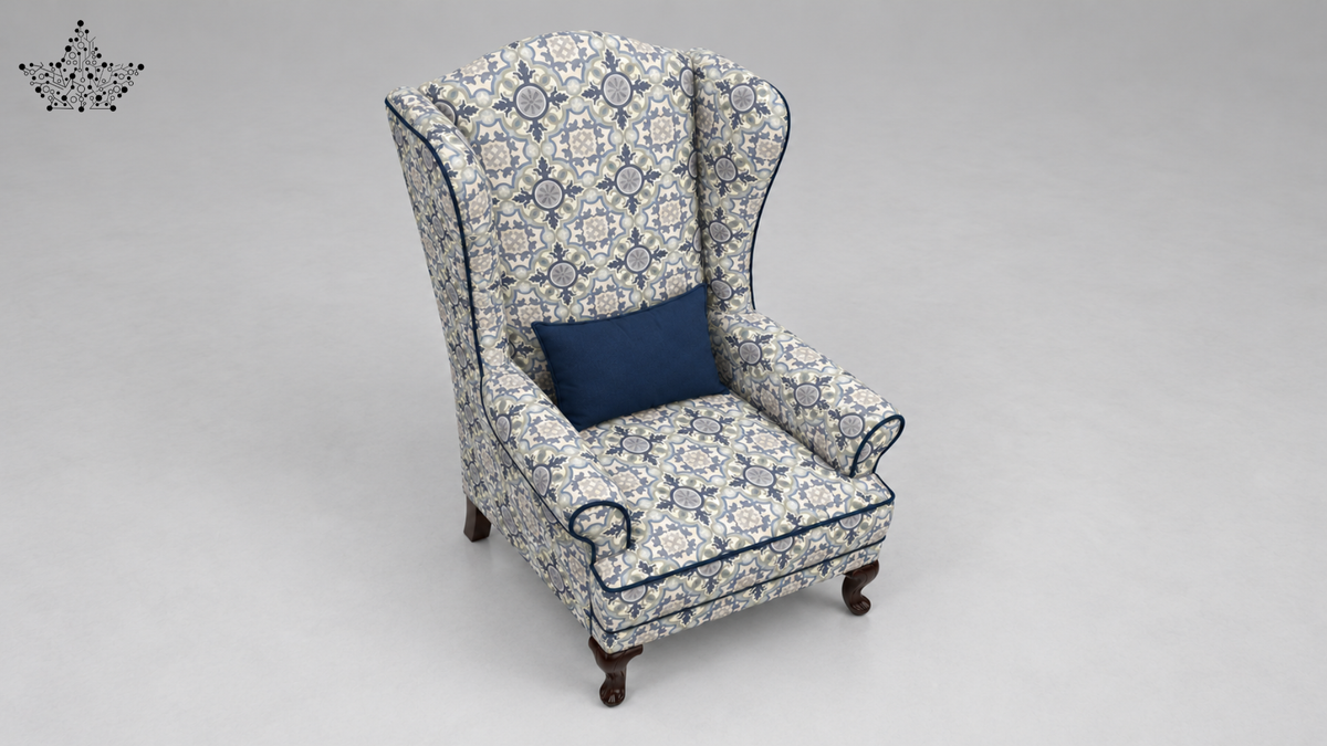 Royal Crest Wingback Chair