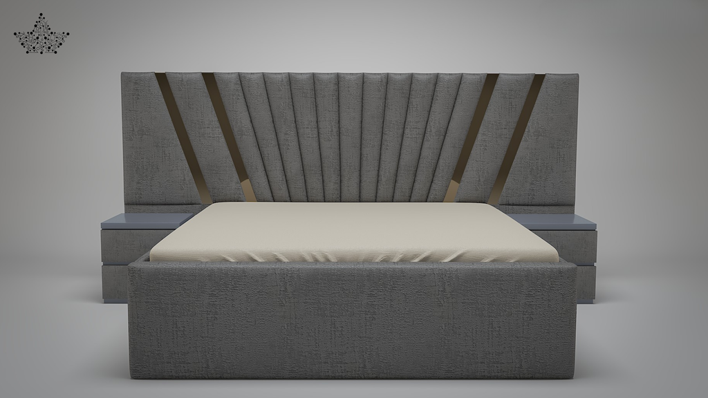 Big Luxury Upholstered Bed | Ardas Interior