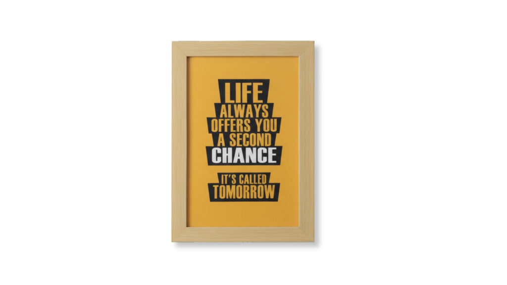 Motivational Quote Framed Wall Art