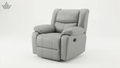Motorise Soft Leather Recliner