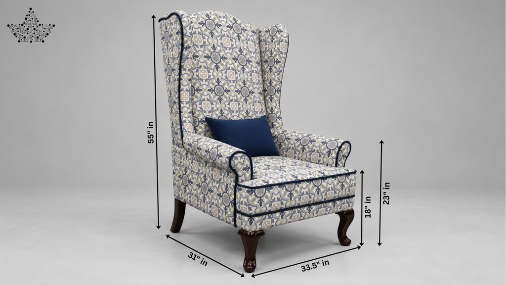 Royal Crest Wingback Chair
