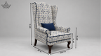 Royal Crest Wingback Chair