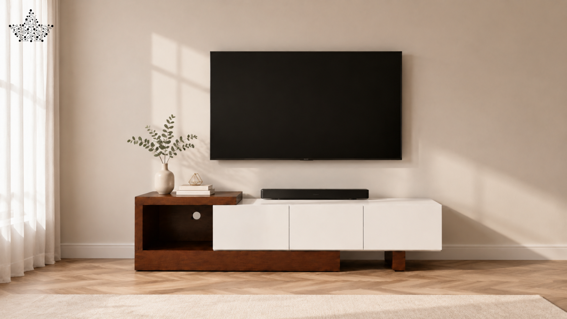 Tri-Tone TV Unit(6.5 feet)