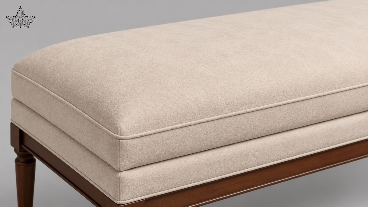 Royal Crest Ottoman Bench