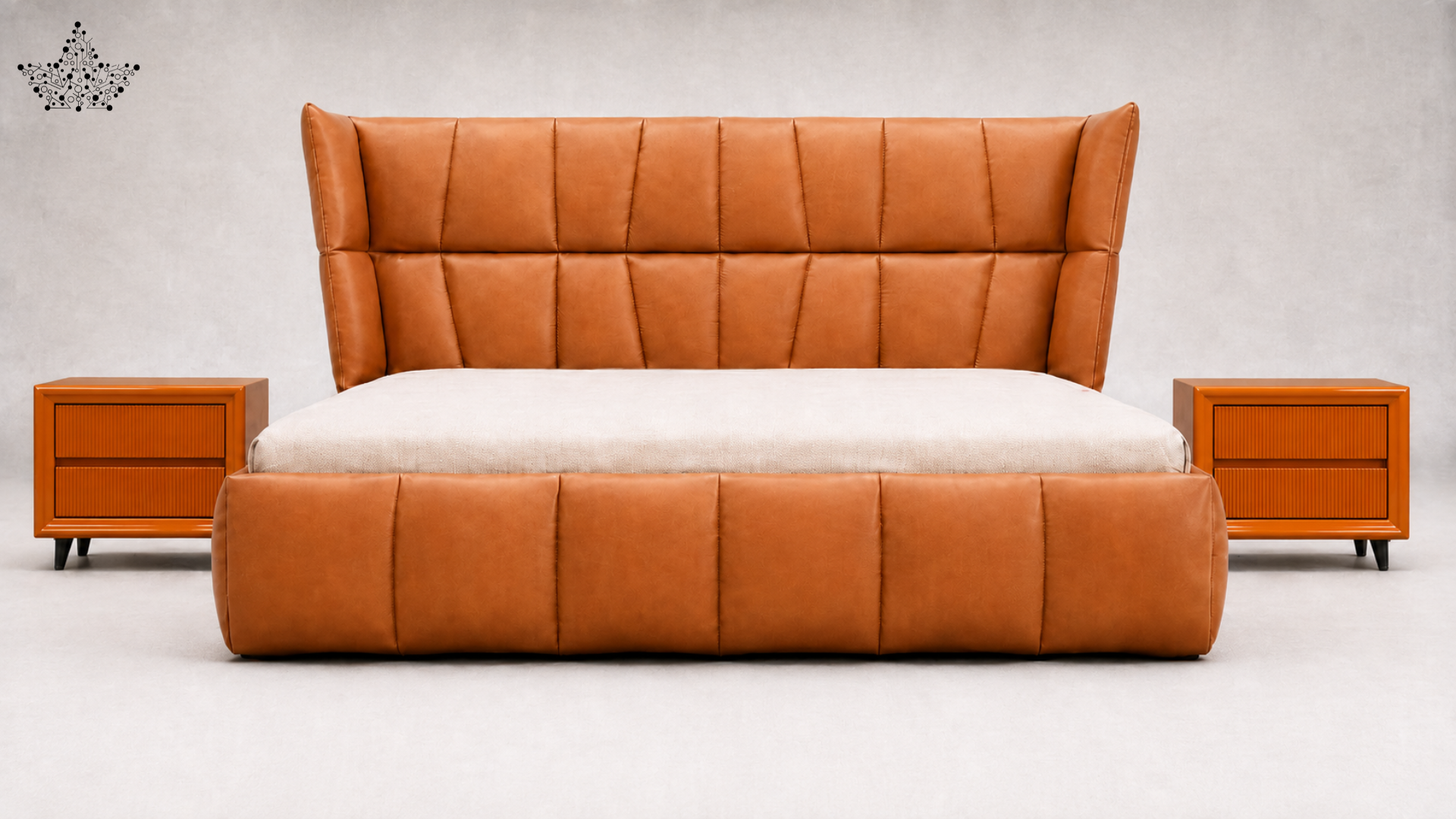 Caramel Crown Bed